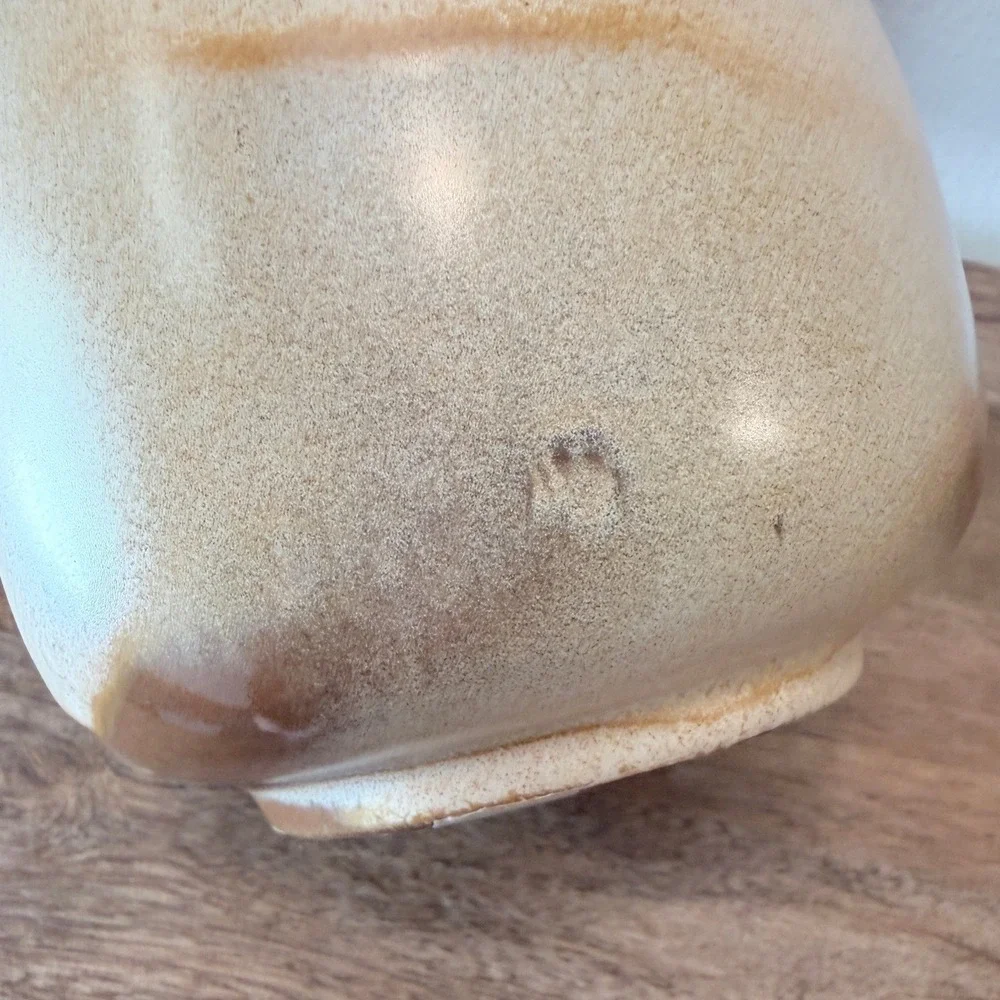 Vintage Frankoma Pottery Stoneware Pitcher Earth Tone Glaze Studio USA MCM